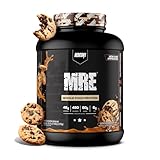 REDCON1 MRE Protein Powder, Oatmeal Chocolate Chip - Meal Replacement Protein Blend Made with MCT Oil & Whole Foods - Protein with Natural Ingredients to Aid in Muscle Recovery (25 Servings)
