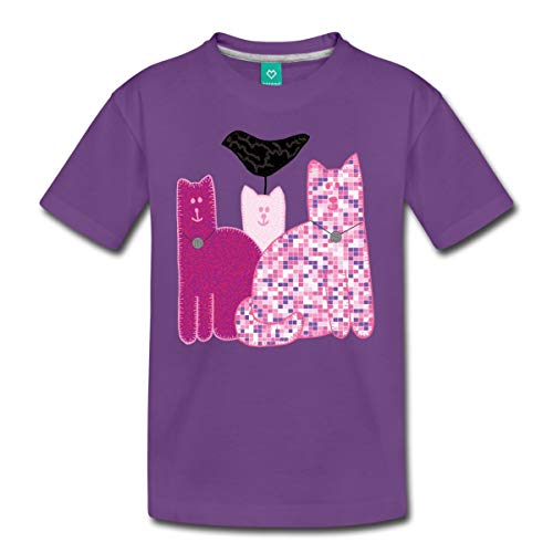 Book Cover Spreadshirt Miranda Sings Merch Favorite Cats Kids' Premium T-Shirt, Youth L, Purple