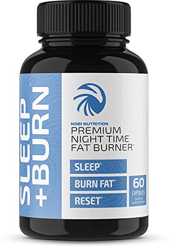 Book Cover Nobi Nutrition Night Time Weight Loss Pills to Reduce Belly Fat | Sleep Aid - Appetite Suppressant & Fat Burner
