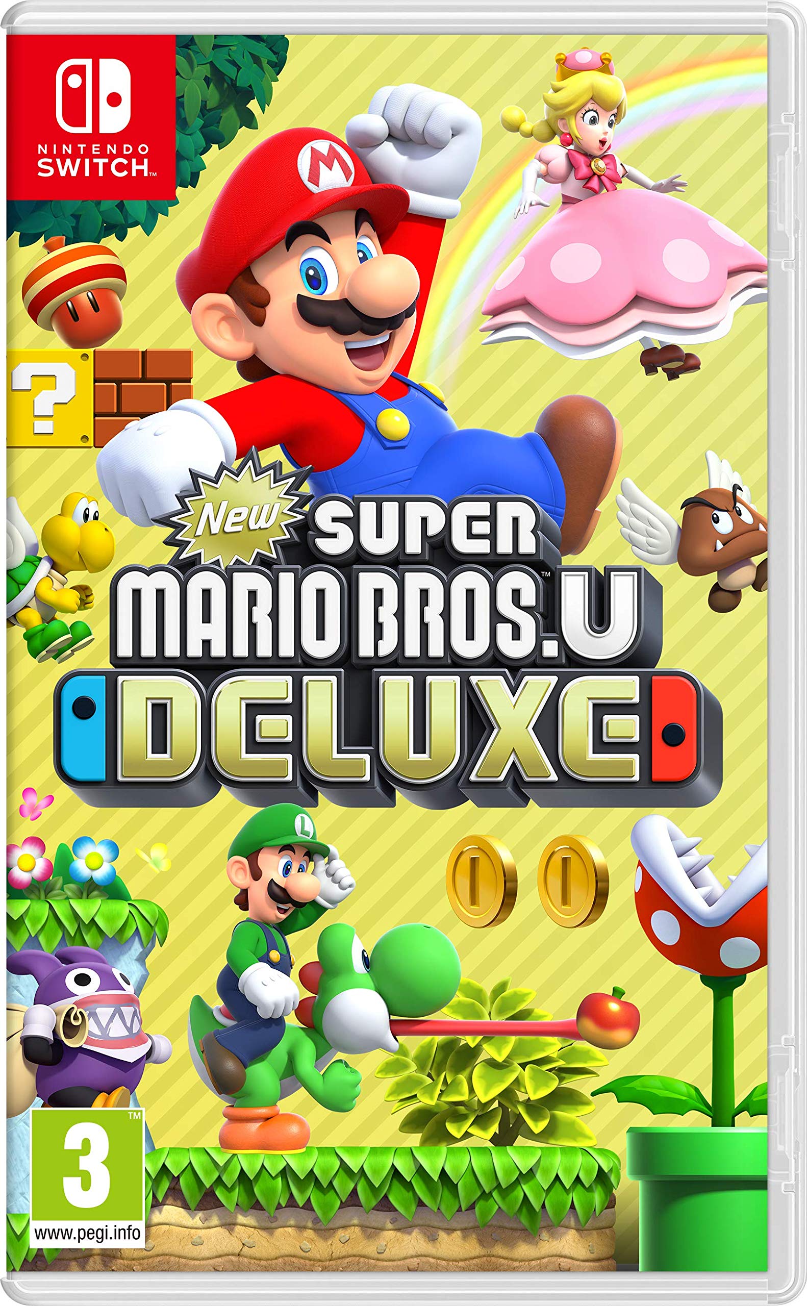 Book Cover New Super Mario Bros. U Deluxe (Nintendo Switch) (European Version) Nintendo Switch Deluxe