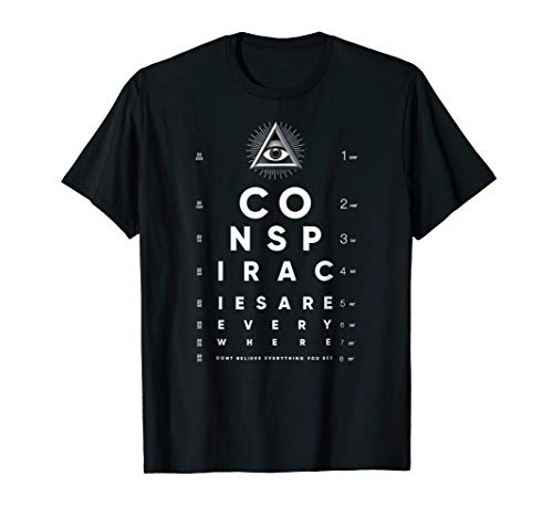 Book Cover Shane Dawson All-Seeing Eye Chart Conspiracy T-Shirt