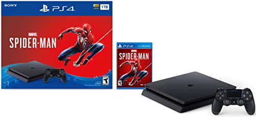 Book Cover PlayStation 4 Slim 1TB Console - Marvel's Spider-Man Bundle [Discontinued]