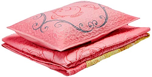 Book Cover Jay Franco Disney Beauty and The Beast Twin/Full Quilt & Sham Set - Super Soft Kids Bedding Features Belle - Fade Resistant Polyester (Official Disney Product)