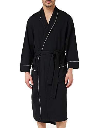 Book Cover Amazon Essentials Men's Lightweight Waffle Robe (Available in Big & Tall)
