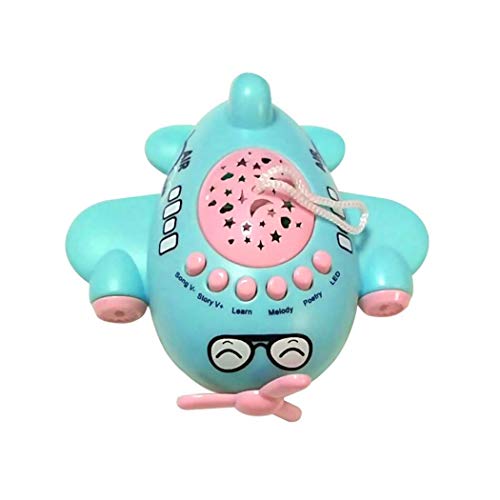 loukou Kids Multifunction Music Projector Sleeping Story Machines Cute Early Education