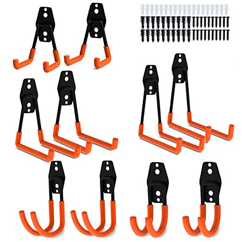 Yoodelife 10 Pack Garage Hooks Heavy Duty Utility Hooks for Ladders Chair Power Tools, Bulk items