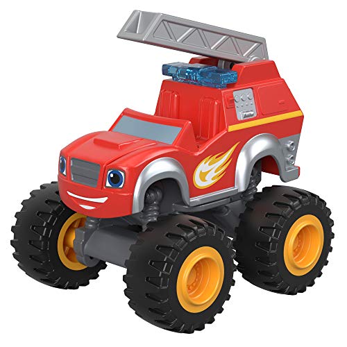 Book Cover Fisher-Price Nickelodeon Blaze & The Monster Machines, Fire Rescue Blaze Toy, Red