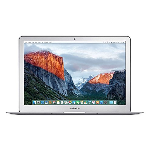 Book Cover Apple MMGG2LL/A MacBook Air 13.3-Inch Laptop (1.6 GHz Intel Core i5, 8GB RAM, 256GB SSD, Mac OS X V10.11 El Capitan), Silver (Renewed)