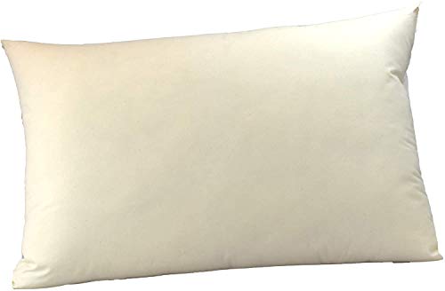 Book Cover MoonRest Certified -%100 Organic Natural Fabric Bed Sleeping Pillow, Down-Like Fill - Standard Size - 20â€ X 26â€