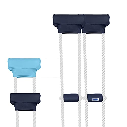Crutch Pads and Hand Grip Covers Crutcheze USA Made with Soft Foam Padding - Accessories for Crutches