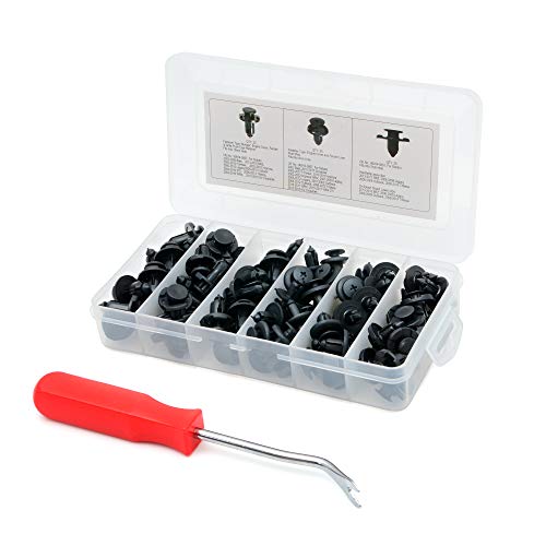 AFA Car Tool Replacement for Subaru 90914-0007, 90913-0067 & 90914-0051Clips (90 Pieces) - Most Popular Polymer Rivet Car Door Push Clip, Fender Clips, and Bonus Fastener – Rivet Replacement Kit…