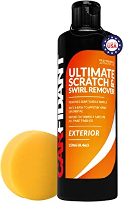 Carfidant Scratch and Swirl Remover - Ultimate Car Scratch Remover - Polish & Paint Restorer - Easily Repair Paint Scratches, Scratches, Water Spots! Car Buffer Kit