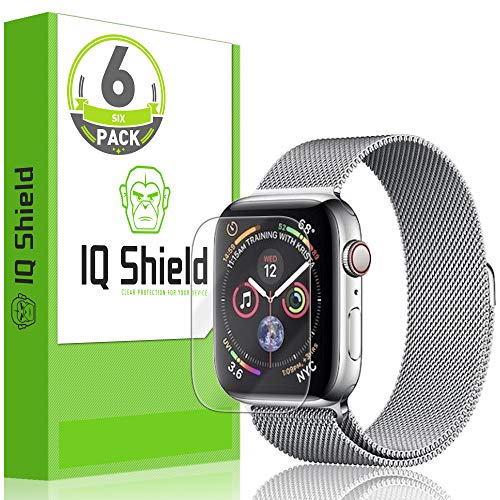 IQ Shield Screen Protector Compatible with Apple Watch Series 4 (40mm)(6-Pack)(Max Coverage) LiquidSkin Anti-Bubble Clear Film