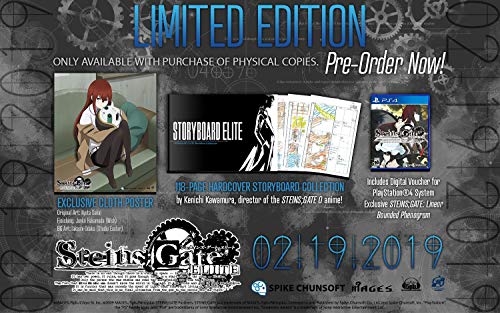 Book Cover STEINS;GATE ELITE: Limited Edition - PlayStation 4