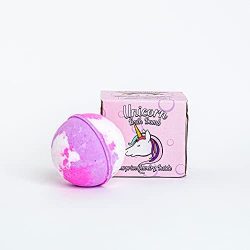 Book Cover Unicorn Bath Bomb with Surprise Necklace for Girls. Bath Bombs for Kids That Creates a Unicorn Party with Each wash. Perfect Holiday or Birthday Gift for Your 4, 5, 6, 7, or 8 Year Old
