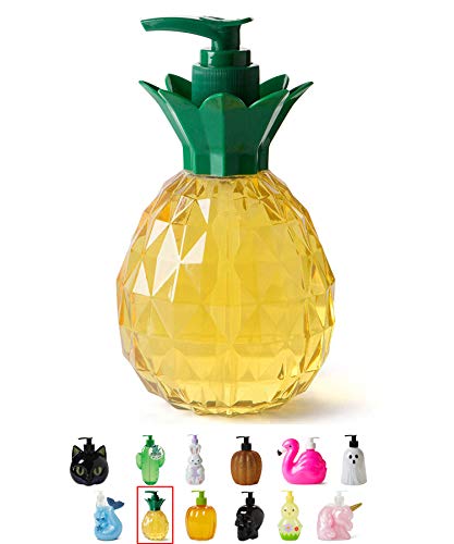 Unicorn Decor Hand Soap Dispenser: Tri-Coastal Design Unicorn Shaped Bottle with Vanilla Scented Liquid Soap - Decorative Hand Pump Refillable Soap Dispenser for Kitchen and Bathroom -16.9oz