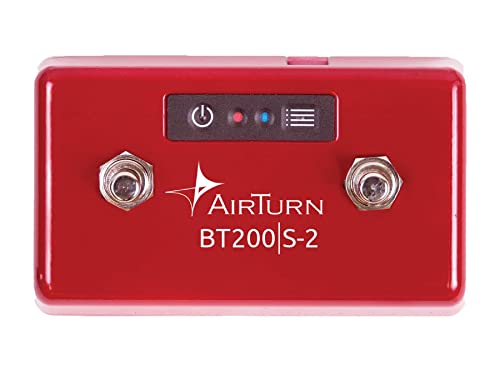 AirTurn BT200S-2 Bluetooth Pedal Page Turner DAW MIDI App Controller