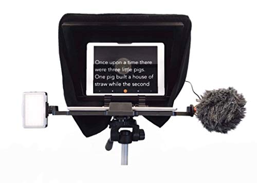 Professional and Portable Teleprompter with Optional Aluminum Case