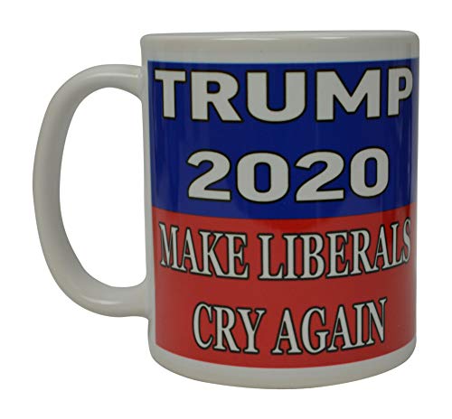 Donald Trump Coffee Mug Presidential Election 2020 Novelty Cup Make Liberals Cry Again