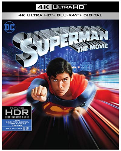 Book Cover Superman: The Movie (1978) (4K Ultra HD + Blu-ray + Digital)