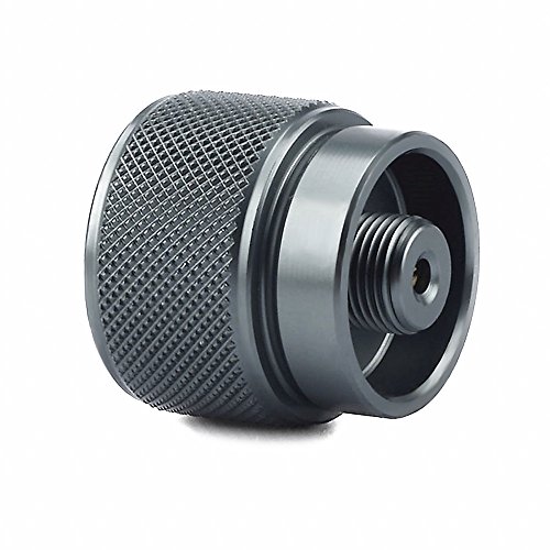 lixada Camping Stove Adapter 1L Outdoor Propane Small Tank Input EN417 Lindal Valve Output