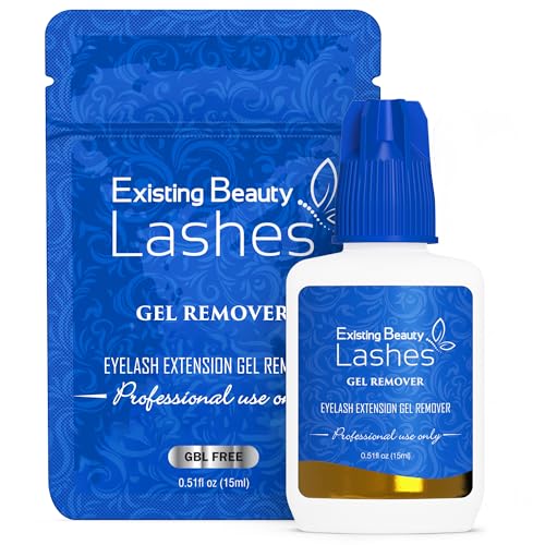 Existing Beauty Lashes Eyelash Extension Remover Gel For Professional Eyelash Extension Glue Removal Fast Action Dissolves Even The Strongest False Lash Adhesive In 60 Seconds 15 ml