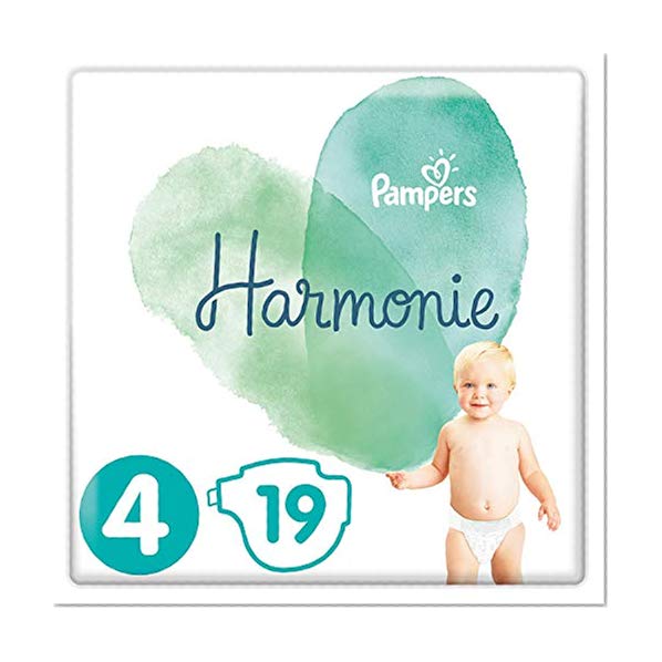 Pampers - Harmonie - Couches Taille 4 (9-14kg) - Lot économique de 76 couches (4x19 couches)