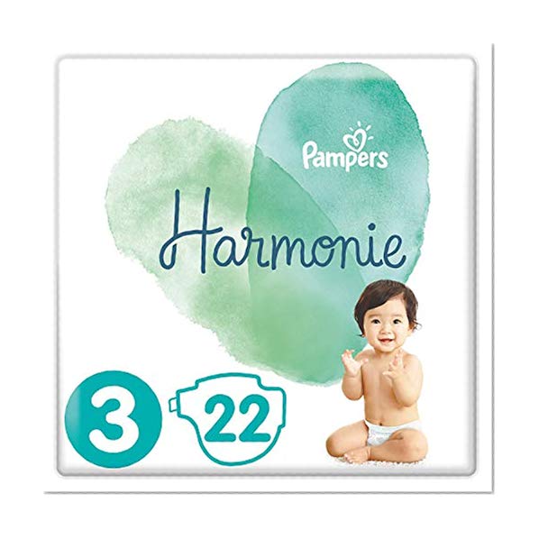 Pampers - Harmonie - Couches Taille 3 (6-10kg) - Lot économique de 88 couches (4x22 couches)
