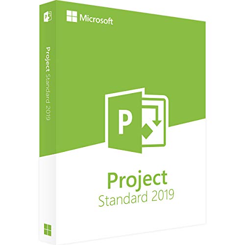 Microsoft Project Standard 2019 For 1 User - For Windows - One time purchase that installs on 1 machine - Manage project schedules and costs - Manage tasts reports and business intelligence