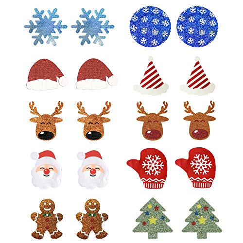Ypser 10 Pairs Words Nipple Cover Satin Pasties Disposable Self Adhesive Bra Pad Breast Petals