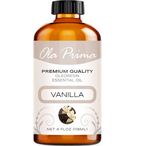 4oz - Premium Quality Vanilla Essential Oil (4 Ounce with Dropper) Therapeutic Grade Vanilla Oil