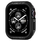 Spigen Rugged Armor Works with Apple Watch Case for 44mm Series 4 (2018) - Black