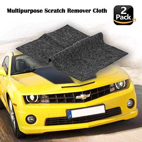 [2 Pack] Multipurpose Scratch Remover Cloth,Car Paint Scratch Repair Cloth,Car Scratch Remover,Nano-Meter Scratch Removing Cloth for Surface Repair,Scratch Repair and Strong Decontamin