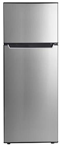 Book Cover Danby Energy Star 7.3-Cu. Ft. Apartment Size Refrigerator with Top-Mount Freezer in Spotless Steel/Black
