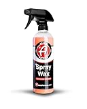 Adam's Polishes Spray Wax 16oz - Premium Infused Carnauba Car Wax Spray For Shine, Polish & Top Coat Paint Protection | Car Wash Enhancer & Clay Bar Lubricant | Car Boat Motorcycle RV Detailing