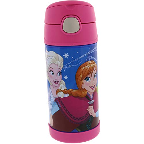 Book Cover Thermos Frozen 12oz Funtainer Water Bottle - Pink