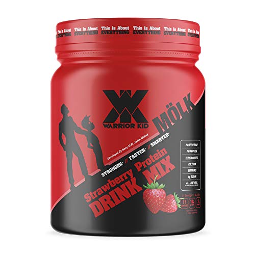 Book Cover Warrior Kid Strawberry Protein Drink Mix - 1 Pound