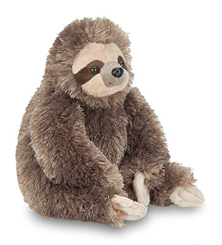 Book Cover Bearington Speedy Plush Three Toed Sloth Stuffed Animal, 12 inches