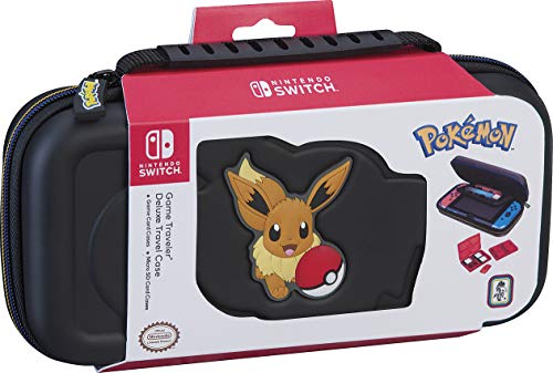 Book Cover Nintendo Switch Pokémon Carrying Case – Protective Deluxe Travel Case – Eevee Rubber Logo – Official Nintendo Licensed Product