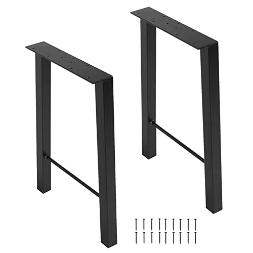 Tengchang Industry Trapezoid Dinner Table Leg Metal Cast Iron Bench Legs Set of 2