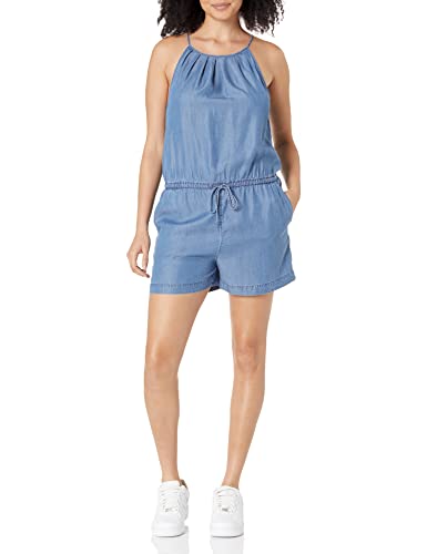 Daily Ritual Women's Tencel Halter Romper