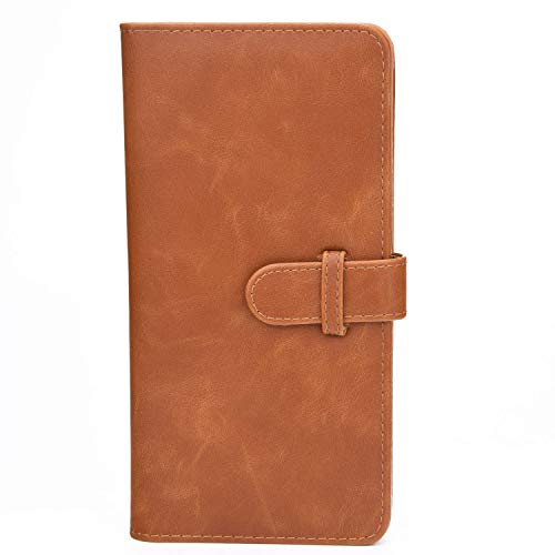 Sunmns Wallet PU Leather Photo Album Compatible with Fujifilm Instax Square SQ1 SQ6 SQ10 SQ20 Camera Film (Brown)