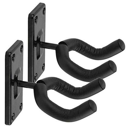 Hidear Guitar Hanger Wall Hook Stand for Bass Electric Acoustic Guitar Ukulele (4pcs)