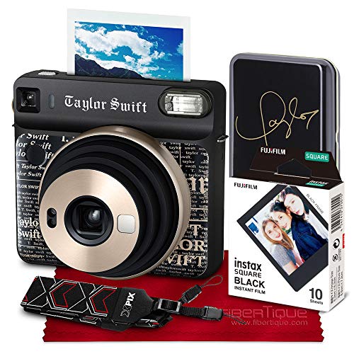 Fujifilm instax Square SQ6 Instant Film Camera (Taylor Swift Limited Edition) with Square Instant Film Bundle (USA Warrantty)