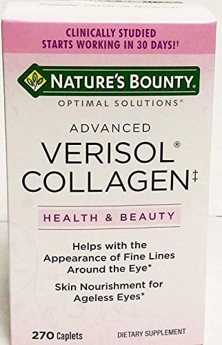 Book Cover Nature's Bounty Advanced Verisol Collagen, 270 Caplets