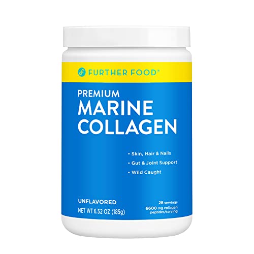 Book Cover Further Food Premium Marine Collagen Peptides | Wild-Caught, Keto Protein Powder | Hydrolyzed Collagen Powder for Hair, Skin, Nails, Bones & Joints…