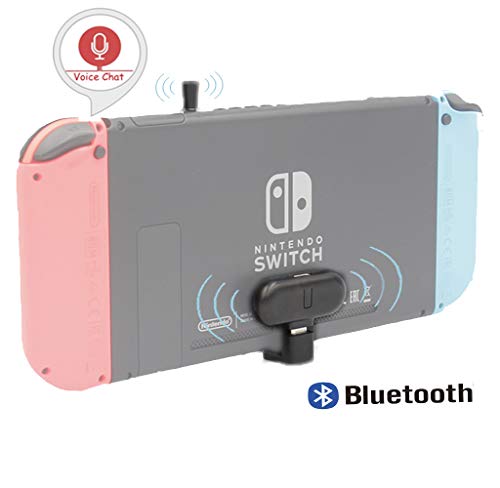 Route+ PRO Bluetooth Transmitter Wireless Audio USB-C Adaptor or Receiver with Voice Transmission - Must Have Gaming Accessory for Wireless Headset Compatible with Nintendo Switch and PC