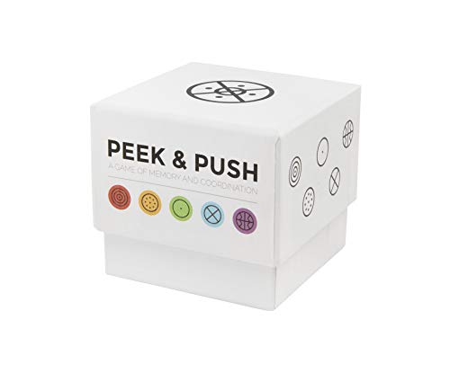 Book Cover Peek & Push: A Game of Memory & Coordination