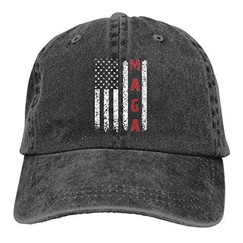 Splash Brothers Customized Unisex Make America Great Again Vintage Jeans Adjustable Baseball Cap Cotton Denim Dad Hat