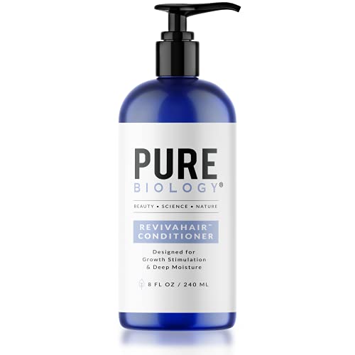Premium Hair Growth Conditioner with Biotin Keratin Argan Oil & Anti Hair Loss Complex Helps Deep Treatment of Damaged Dry & Colored Hair for Men & Women - Sulfate Free 8oz